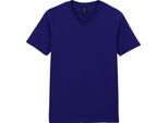 Maglietta Da Uomo Gildan Soft Style, Scollo A V, Maniche Corte BC490 (3XL) (Blu Navy Scuro)