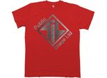 Pil (Public Image Ltd) - T-Shirt Unisex Da Uomo/Donna, Garzata RO15410 (S) (Rosso)