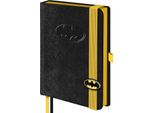 Dc Comics - Taccuino Batman "Luxe"" PM13085 (Taglia Unica) (Nero/Giallo)"