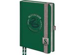 Harry Potter - Blocco Note "Luxe"" Slytherin PM13079 (Taglia Unica) (Verde/Argento)"