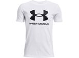 Under Armour - Maglietta "Sportstyle"" Per Bambini, Maniche Corte GT11713 (158-164) (Bianco)"