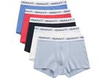 Gant - Boxer Da Uomo (Confezione Da 5) GT11864 (L) (Blu/Rosso/Nero/Bianco/Grigio)
