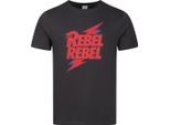 David Bowie - Maglietta "Rebel Rebel"" Per Uomo/Donna Unisex GD4255 (Xxl) (Carbone)"