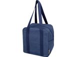 Floso - Borsa Porta Pranzo, Tela Da Tenda Riciclata PF4991 (Taglia Unica) (Blu Navy)