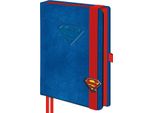 Dc Comics - Taccuino "Luxe"" Superman PM13086 (Taglia Unica) (Blu/Rosso)"