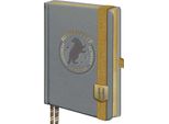 Harry Potter - Taccuino "Luxe"" Hufflepuff PM13080 (Taglia Unica) (Grigio/Oro)"