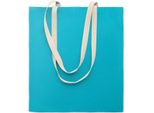 Midocean - Borsa Della Spesa "Zevra Colour"", Cotone MO1941 (Taglia Unica) (Turchese)"