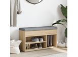 Syfax™ Panca Porta Scarpe Rovere Sonoma 82X32X45,5Cm Legno Multistrato