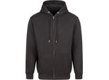 Anthem - Felpa Con Cappuccio "Studio"" Con Zip Integrale Per Uomo/Donna Unisex PC7959 (L) (Nero)"