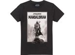 Star Wars: The Mandalorian - Maglietta Unisex Da Uomo/Donna TV30282 (L) (Nero)
