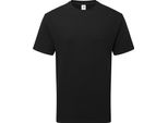 Fruit Of The Loom - Maglietta "Pure"" Per Uomo/Donna Unisex, Cotone BC7376 (Xl) (Nero)"
