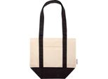 Floso - Borsa "Sam"", Cotone Riciclato, Mini PF4955 (Taglia Unica) (Nero/Naturale)"