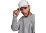 Flexfit - Cappellino Trucker Per Uomo/Donna Unisex, Colori A Blocchi BC6964 (Taglia Unica) (Rosso/Bianco)