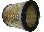Filtro Aria Per Wacker Bs 52 60 Y / SL1863 LX395 27.867.00 C89/1 LAHF476 Costipatore