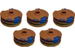 5 Bobine Di Filo Per Worx Wg 100 101 104 105 106 108 109 110 E / WA0007 Decespugliatore