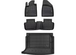 Tappetini 3D Set E Tappetino Per Bagagliaio Mg 4 Hatchback Dal 2022-