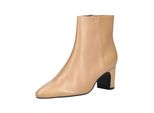 Stiefelette HÖGl "HöGl Stiefelette Leder", Damen, Gr. 38, Nougat, Leder, Schuhe Stiefelette