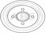2X Disco Freno A.B.S. 16375 Per Ford Fiesta Mk6 Hatchback (JA8 JR8) 33Mm