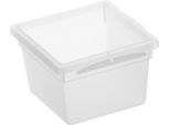 Rotho Basic Scatola Di Organizzazione Modulare 8X8 Cm Per Cassetti, Plastica (Pp) Senza Bpa, Trasparente, (8,0 X 8,0 X 5,0 Cm)