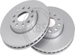 2X Disco Freno A.B.S. 17521 Per Vw Golf V Hatchback (1K1) Touran (1T1 1T2)