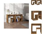 Vidaxl Comodini 2 Pz. Rovere Fumé 40X30X40 Cm Materiale A Base Di Legno - Comodini