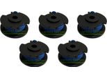 5 Bobine Di Filo Per Greenworks 21062 21602 21222 21132 RAC124 333038AG Decespugliatore