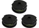 3 Bobine Di Filo Per Bosch Art 30-36 Li 24 27 30 + Advancedgrasscut 36 F016800351