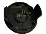 Cappuccio Bobina Per Bosch 3600HA5001 3600HA5100 HA5170 / F016F04557 Decespugliatore