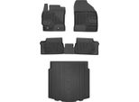 Set 77 Tappetini In Gomma E Tappetini Toyota Auris 2 Hybrid Station Wagon 2012-2018 D