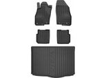 Set 77 Tappetini In Gomma E Tappetini Alfa Romeo Mito 2008-2018
