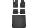 Set 77 Tappetini In Gomma E Tappetini Audi A4 B6 Station Wagon 2000-2004
