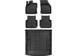 Set 3D Tappetini In Gomma E Rivestimento Vw Tiguan Allspace 2017-2024 G