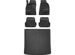 Set 77 Tappetini In Gomma E Tappetini Audi A4 B7 Station Wagon 2000-2004