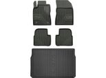 Set 77 Tappetini In Gomma E Tappetini Citroen C3 3 Hatchback Dal 2016-