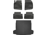 Set 77 Tappetini In Gomma E Tappetini Citroen C5 3 Berlina 2008-2017 Zw