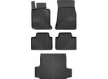 Set 77 Tappetini In Gomma E Tappetini Bmw Serie 3 G21 Station Wagon Dal 2018-