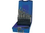Set Di Rubinetti A Macchina Din 371/376 C M3-M12 14 Pezzi Hss Custodia In Plastica