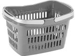 Rival 370500 Cestino Per La Spesa Con 2 Manici, Piccolo, 39 X 24 X 23 Cm, Grigio