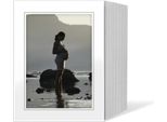 1X125 Passe-Partout Continui Daiber 13X18 Cm Bianco/Linea Grigia