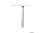 Base Quadrata Naber Kreta In Alluminio. Altezza Gamba Di Supporto, Acciaio Inox Colorato 1100 Mm - Elemento Di Supporto/Supporto
