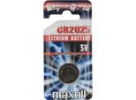 Maxell 11239200 Maxell Batterie Knopfzelle CR2025 3V 170Mah Lithium 1St.