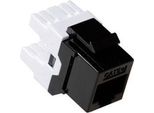 Act CAT6 Keystone Jack Non Schermato Punch Down Nero