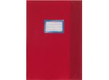 Herlitz Heftschoner Din A4, Gepr„Gt (Bast), Pp, Rot