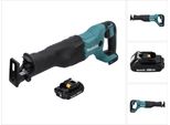 Makita Djr 186 A1 Seghetto Diritto A Batteria 18V + 1X Batteria 2,0 Ah - Senza Caricabatterie