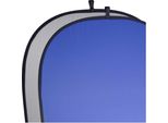 Walimex Sfondo Pieghevole 180X210Cm Grigio/Blu