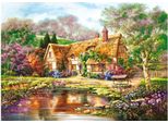 Castorland Puzzle Crepuscolo Allo Stagno 3000 Pezzi
