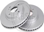 2X Disco Freno A.B.S. 17946 Per Ford Fiesta Mk6 Hatchback (JA8 JR8) 44Mm