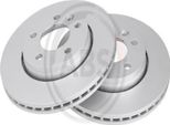 2X Disco Freno A.B.S. 17525 Per Vw Multivan V (7HM 7HN 7HF 7EF 7EM 7EN)