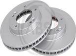 2X Disco Freno A.B.S. 17426 Per Kia Sorento I (Jc) 54Mm 8 1Kg 302Mm