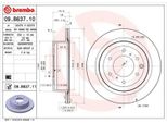 2X Disco Freno Brembo 09.B637.11 Per Mitsubishi Pajero Iv (V8_W V9_W) 74Mm